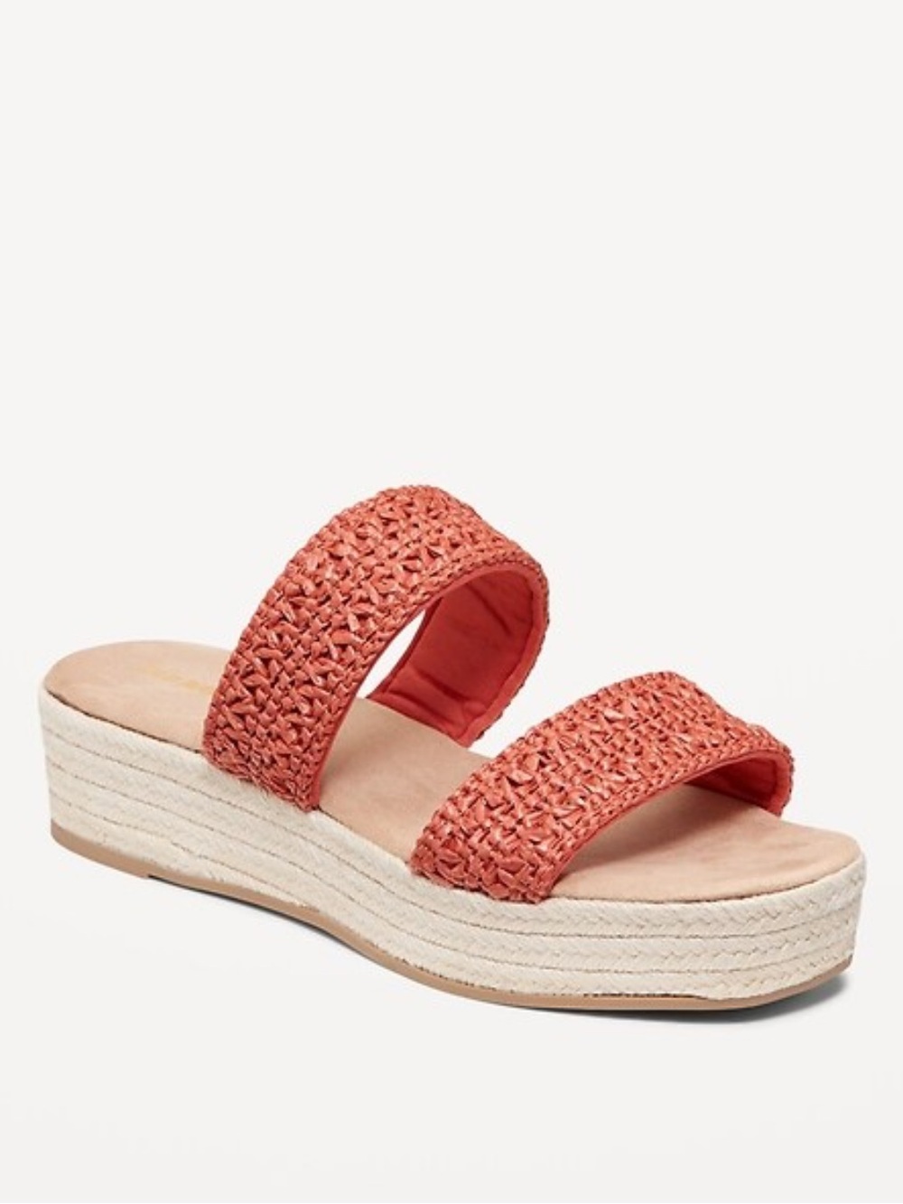 Old Navy Double-Strap Espadrille Platform Sandals - Picture 2 of 13
